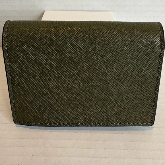 Michael Kors Rivington Saffiano Leather Billfold Wallet with Coin Pouch - Picture 2 of 5